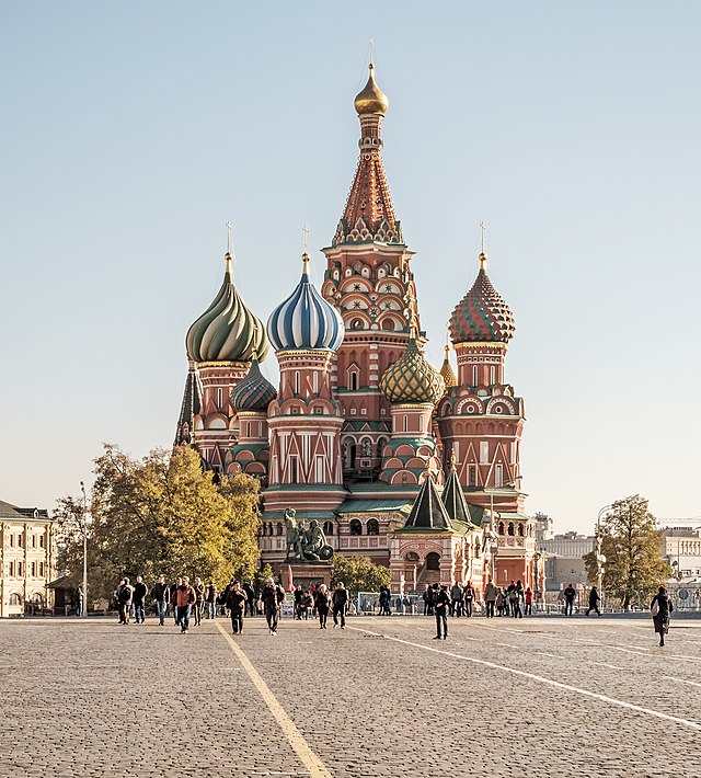 Kremlin and Saint Basil’s-Moscow-Russia