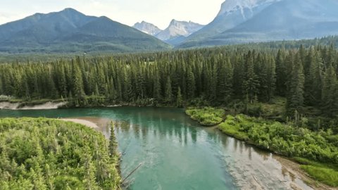 Banff Bow River Serene Paths