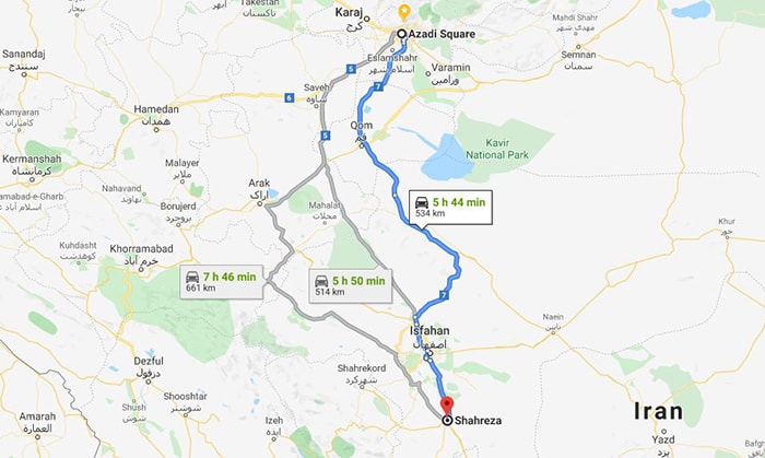 تهران اصفهان