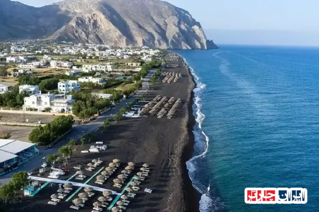 ساحل پرسایا در جزیره سانتورینی، تجربه‌ای بی‌نظیر در سفر به یونان