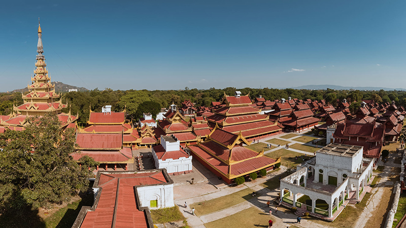 Mandalay Royal Palace-Mandalay-Myanmar